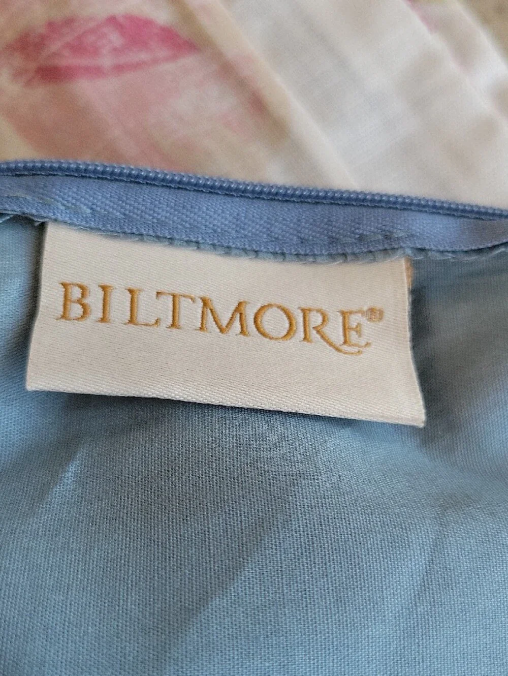 Floral Blue & Pink Biltmore Pillow Shams